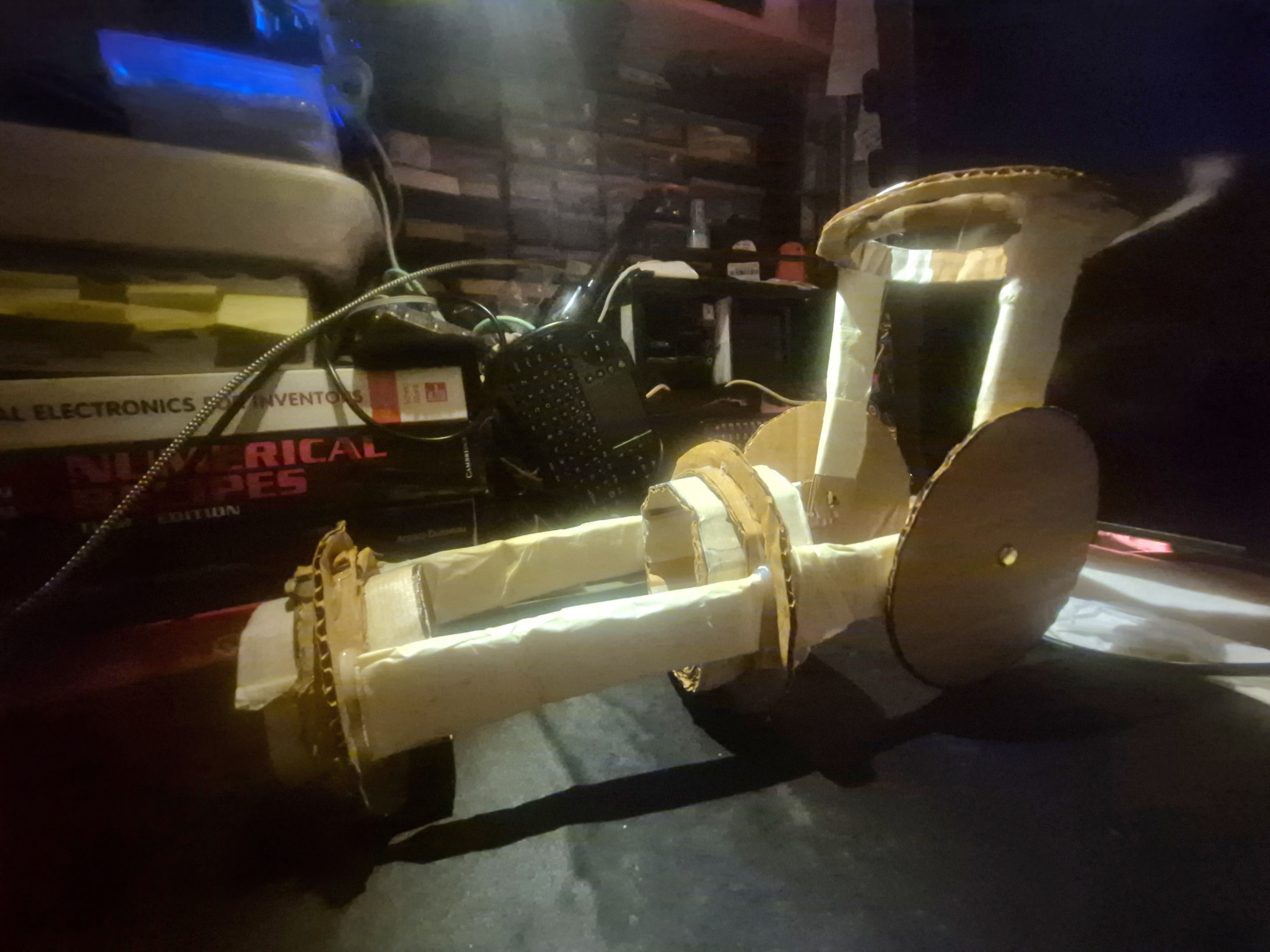 cardboard model